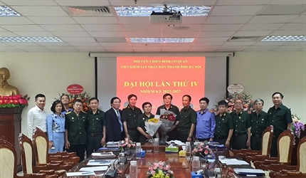 Đại hội Hội Cựu chiến binh Viện KSND thành phố Hà Nội nhiệm kỳ 2022 - 2027